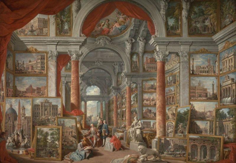 Giovanni Paolo Pannini Picture Gallery with Views of Modern Rome